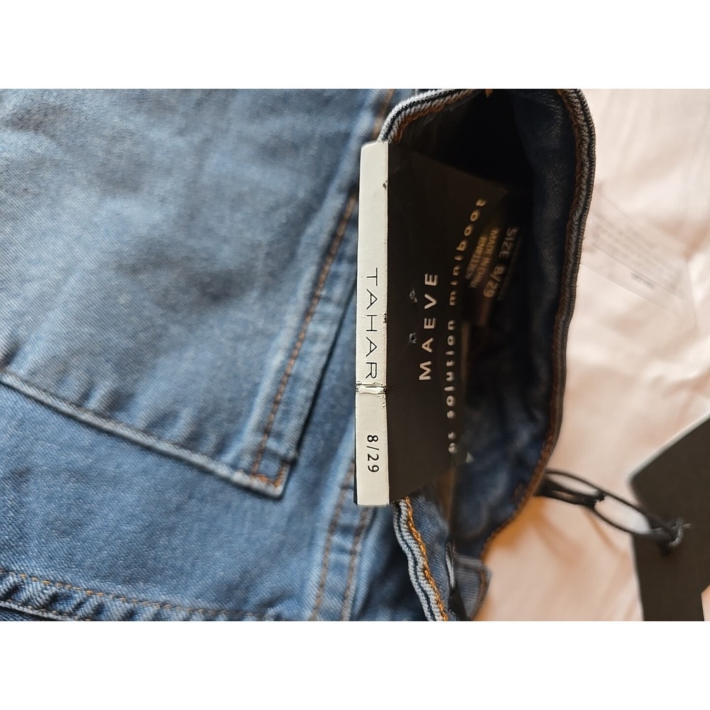 Tahari Women's Maeve Fit Solution Miniboot Medium Wash Size 8‎ RUNS SMALL - Picture 10 of 16